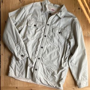 Levi's Light Gray Shirt Jacket